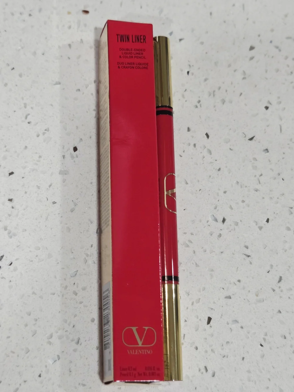 Valentino Twin Liner Double-Ended Lip & Eye Pencil - Black &  Nero